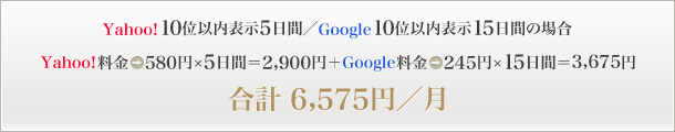 お支払例